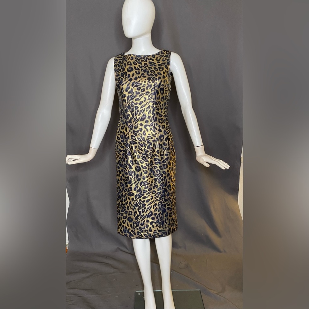 Cheetah Print Sheath dress